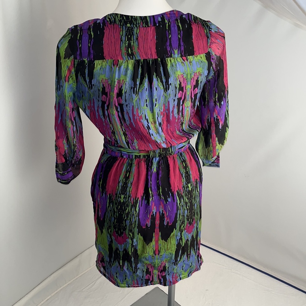 Charlie Jade Abstract Multicolor Three Quarter Sl… - image 4